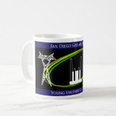 SDG&Eの若いエンジニアの社会 コーヒーマグカップ (正面左)