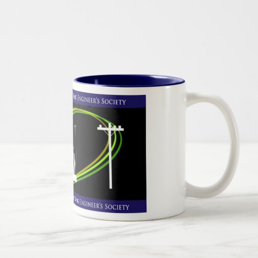 SDG&Eの若いエンジニアの社会 ツートーンマグカップ (右)