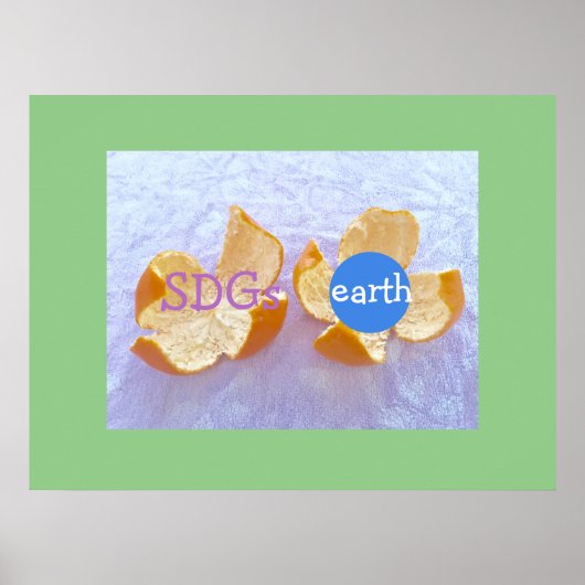 SDGs地球環境 自然体 ポスター (正面)