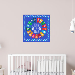 SDGs 2030 ウォールアート 誕生日プレゼント - Born to Lead