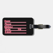 SDGuyの荷物のラベル ラゲッジタグ (裏面横)