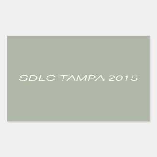 SDLC TAMPA 2015ステッカー 長方形シール