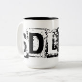 SDLHC - 15のoz。 マグ#2 ツートーンマグカップ (正面左)