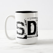 SDLHC - 15のoz。 マグ#2 ツートーンマグカップ (左)