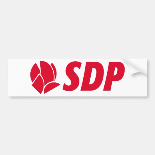 SDP Strankaのdemokratskihのpromjena バンパーステッカー (正面)