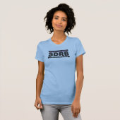 SDRB_ladies_BLUE Tシャツ (正面フル)