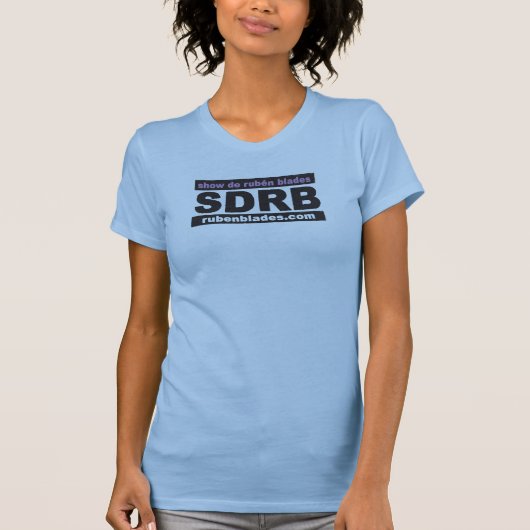 SDRB_ladies_BLUE Tシャツ (正面)