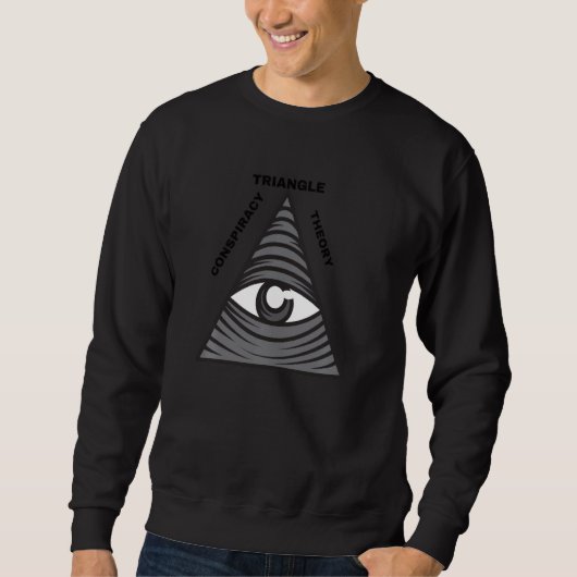 Se信者の三角陰謀説 スウェットシャツ (正面)