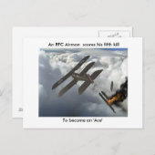 Se5aはDFWを殺す、RFCの航空従事者は彼の5番目のスコア… ポストカード (正面/裏面)