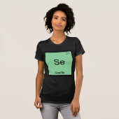 Se – シアトル市化学素子シンボルTシャツ Tシャツ (正面フル)