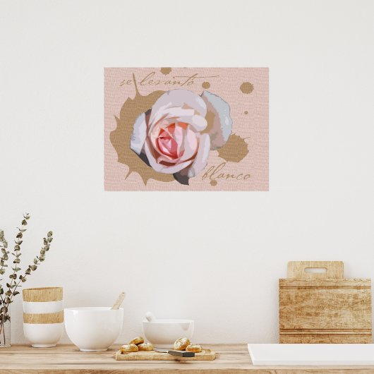 Se levanto blanco ポスター (キッチン)