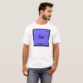 Se - Sedagive Chemistry要素おもしろい記号T型 Tシャツ (正面フル)