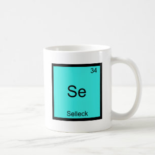 Se - Selleck化学要素の記号のおもしろいなマグナムびん コーヒーマグカップ