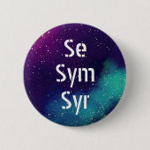 Se/Sym/Syrカスタマイズ可能な銀河系代名詞 缶バッジ (正面)