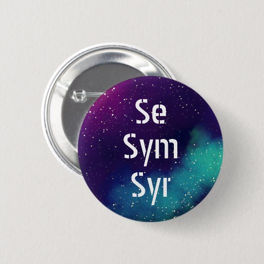 Se/Sym/Syrカスタマイズ可能な銀河系代名詞 缶バッジ (正面&裏面)