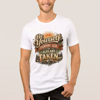 Sé tú mismo en estilo vintage トライブレンドTシャツ