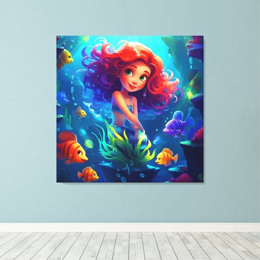 Sea キャンバスプリント (インサイチュ (ウッドフロア))