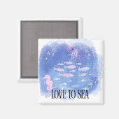 SEA ブルー マグネット (正面/裏面)