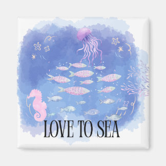 SEA ブルー マグネット