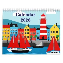 Sea and beach カレンダー