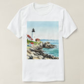 Sea and beach tシャツ (デザイン正面)