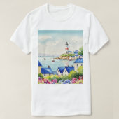 Sea and beach tシャツ (デザイン正面)
