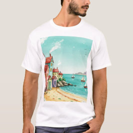 Sea and beach tシャツ