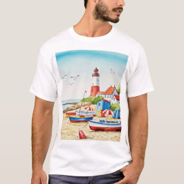 Sea and beach tシャツ