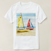 Sea and beach tシャツ (デザイン正面)