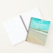 Sea and Sand Ocean Scene ノートブック (内部)