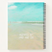 Sea and Sand Ocean Scene ノートブック (裏面)