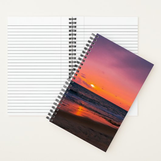 Sea and Sunset Notebook ノートブック (内側)