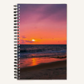 Sea and Sunset Notebook ノートブック (正面)
