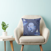 Sea Animal Square  Pillow クッション (椅子)