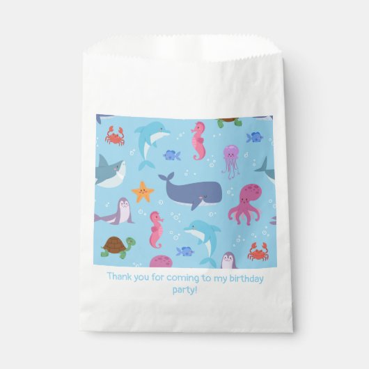 Sea Animals フェイバーバッグ (正面)