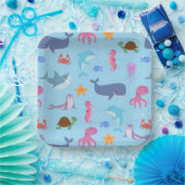 Sea Animals  ペーパープレート (パーティー)