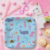 Sea Animals  ペーパープレート (パーティー)