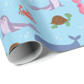 Sea Animals ラッピングペーパー (ロールコーナー)