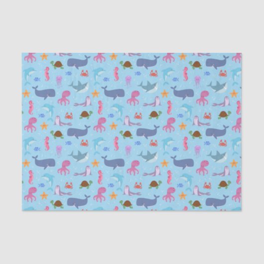 Sea Animals  薄葉紙 (正面)