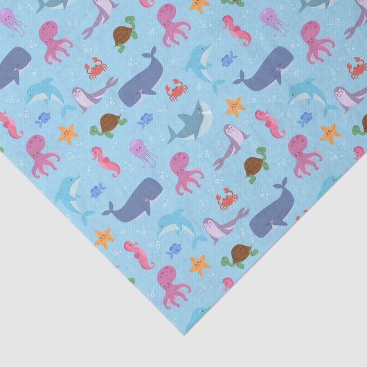 Sea Animals Decoupage 薄葉紙 (詳細)