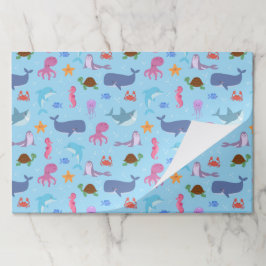 Sea Animals Paper Placemats ペーパーパッド