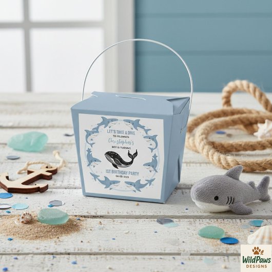 Sea Animals Shark 1st Birthday | Under the Sea フェイバーボックス