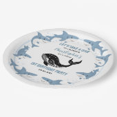 Sea Animals Shark 1st Birthday | Under the Sea  ペーパープレート (アングル)