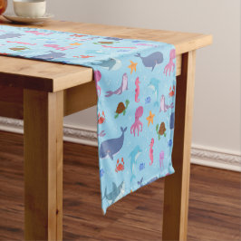 Sea Animals Table Runner ショートテーブルランナー