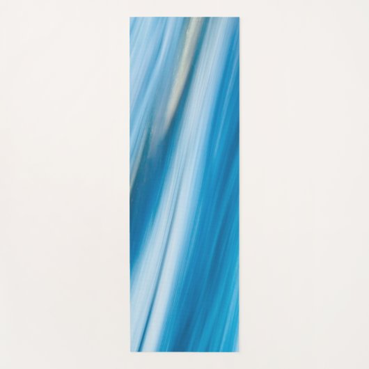Sea Blue Abstract                  ヨガマット (正面)