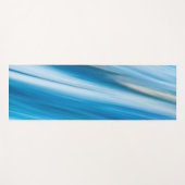 Sea Blue Abstract                  ヨガマット (正面(横))