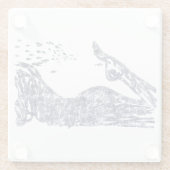 Sea bottom.  ガラスコースター (裏面)