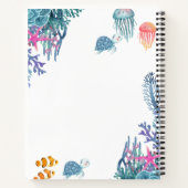 Sea Breeze Notebook – Cute Journal for Ocean Lover ノートブック (裏面)