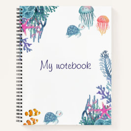 Sea Breeze Notebook – Cute Journal for Ocean Lover ノートブック