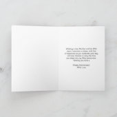 Sea Brother Wife Personalised Wedding Anniversary カード (内部)